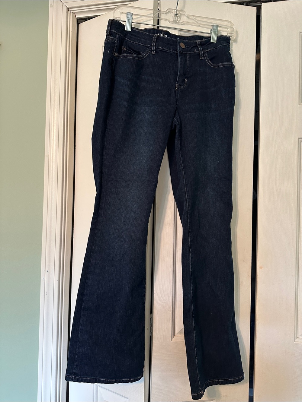 New York & Company Dark Blue Bootcut Jeans